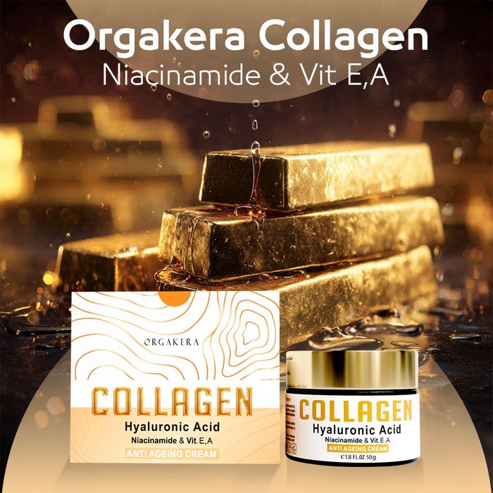 Orgakera Collagen Cream Anti Aging Niacinamide Vit E a