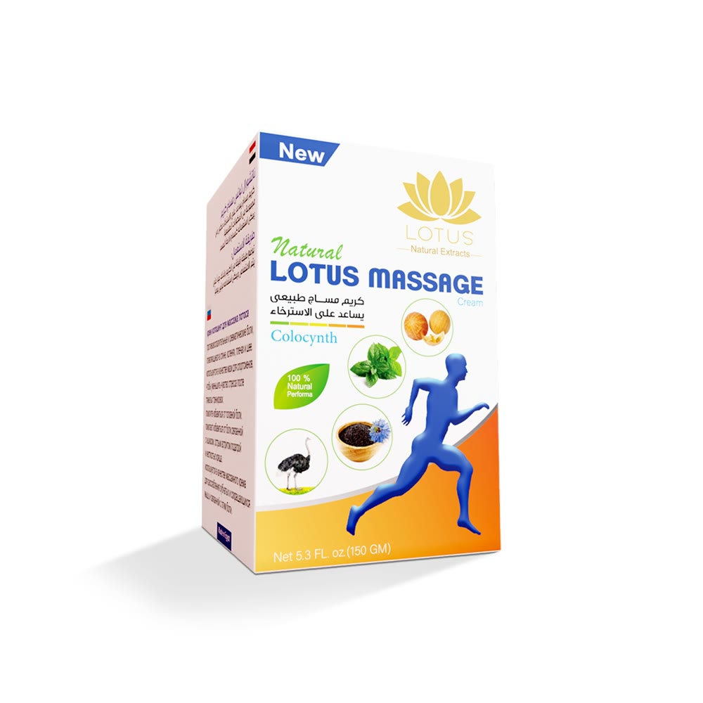 Lotus Massage creme Koloquinte 150g